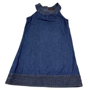 y2k Speed Control Womens Size S Denim Mini Dress